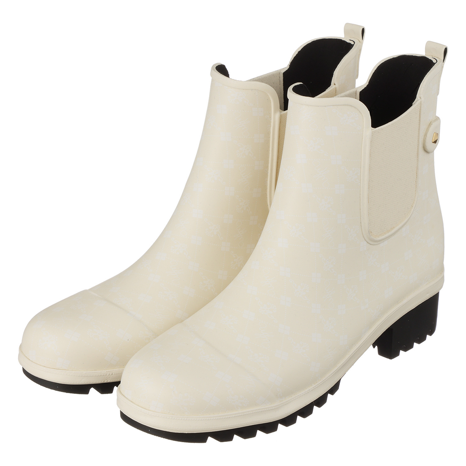 ウィズドロップ メイドイントーキョー ゴムなのに軽くて柔らか！ サイドゴアレインブーツ