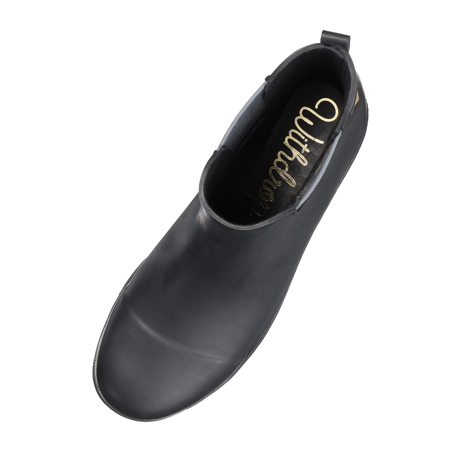 ウィズドロップ メイドイントーキョー ゴムなのに軽くて柔らか！ サイドゴアレインブーツ