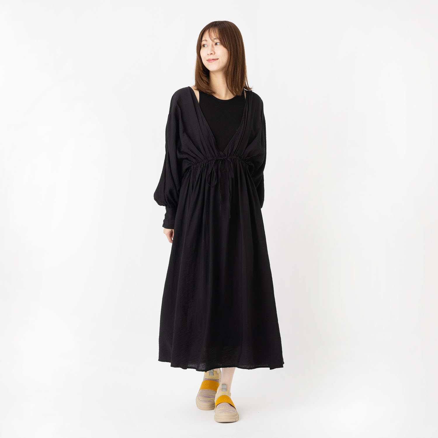 トーキョーキャンプゴー 防水・防滑 ニット素材で着脱ラクラク ボリュームソール スリッポンシューズ