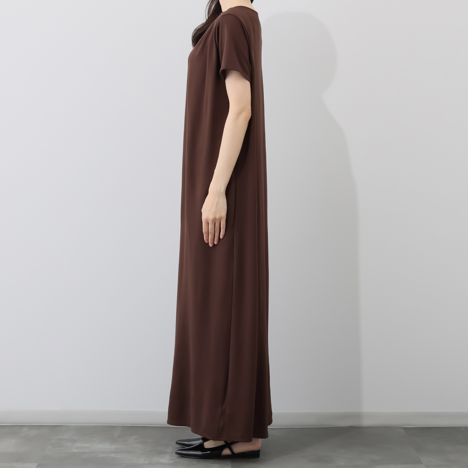 センスローブ ストレッチポンチ ２ウェイシルエット ワンピース