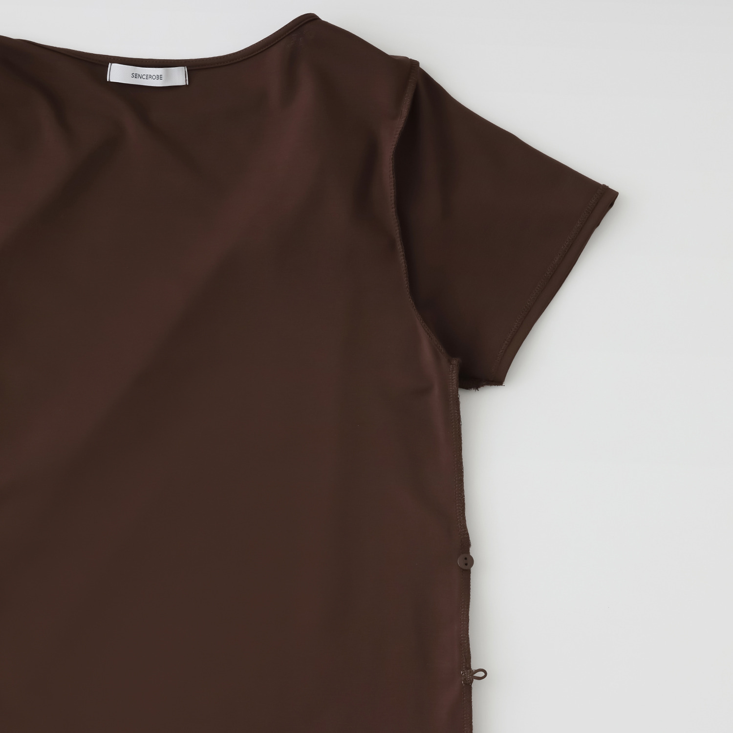 センスローブ ストレッチポンチ ２ウェイシルエット ワンピース