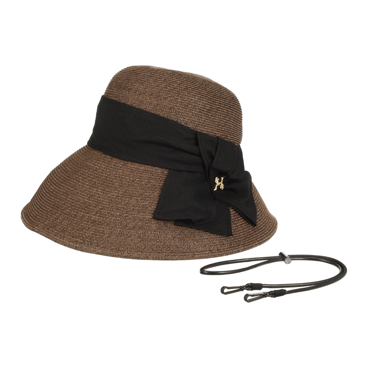 ヘ・エラ ＵＶカット 大人美人 リボンがポイント ブレードクローシュ ＜あごひも付＞