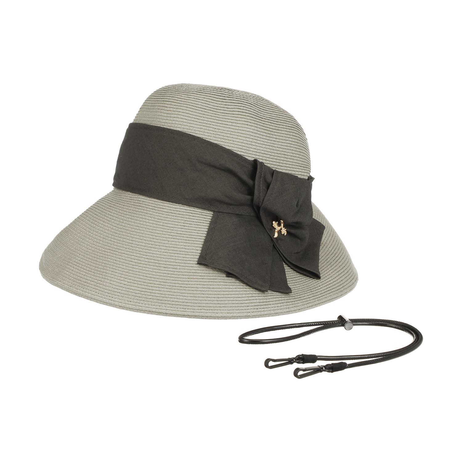 ヘ・エラ ＵＶカット 大人美人 リボンがポイント ブレードクローシュ ＜あごひも付＞