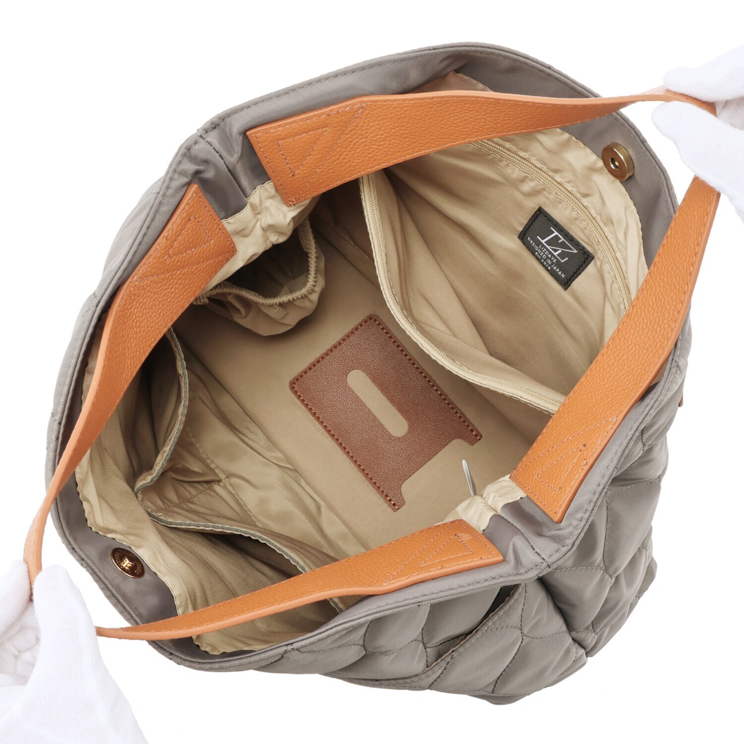 リズデイズ はっ水キルティング ２ウェイ Ａ４トートバッグ