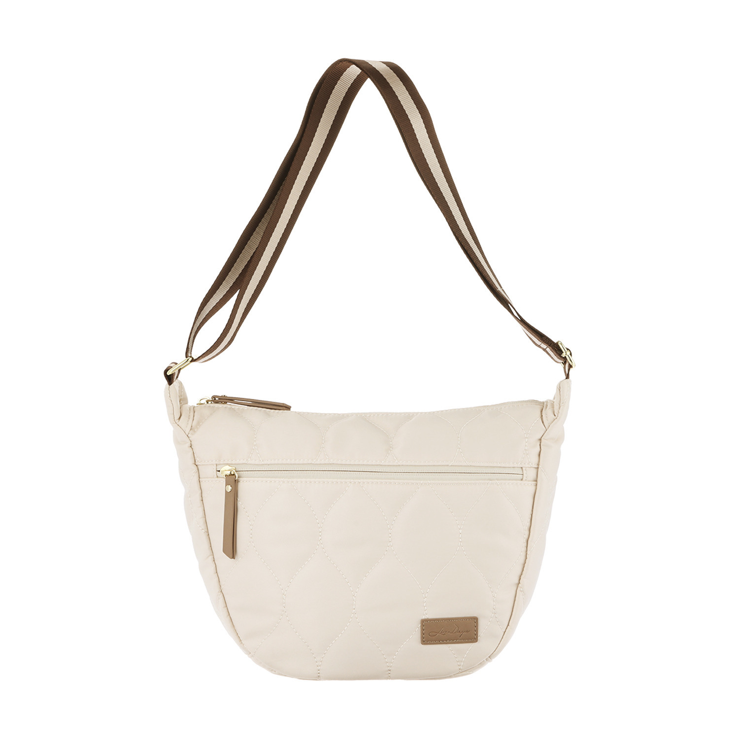 リズデイズ はっ水キルティング 舟形ショルダーバッグ