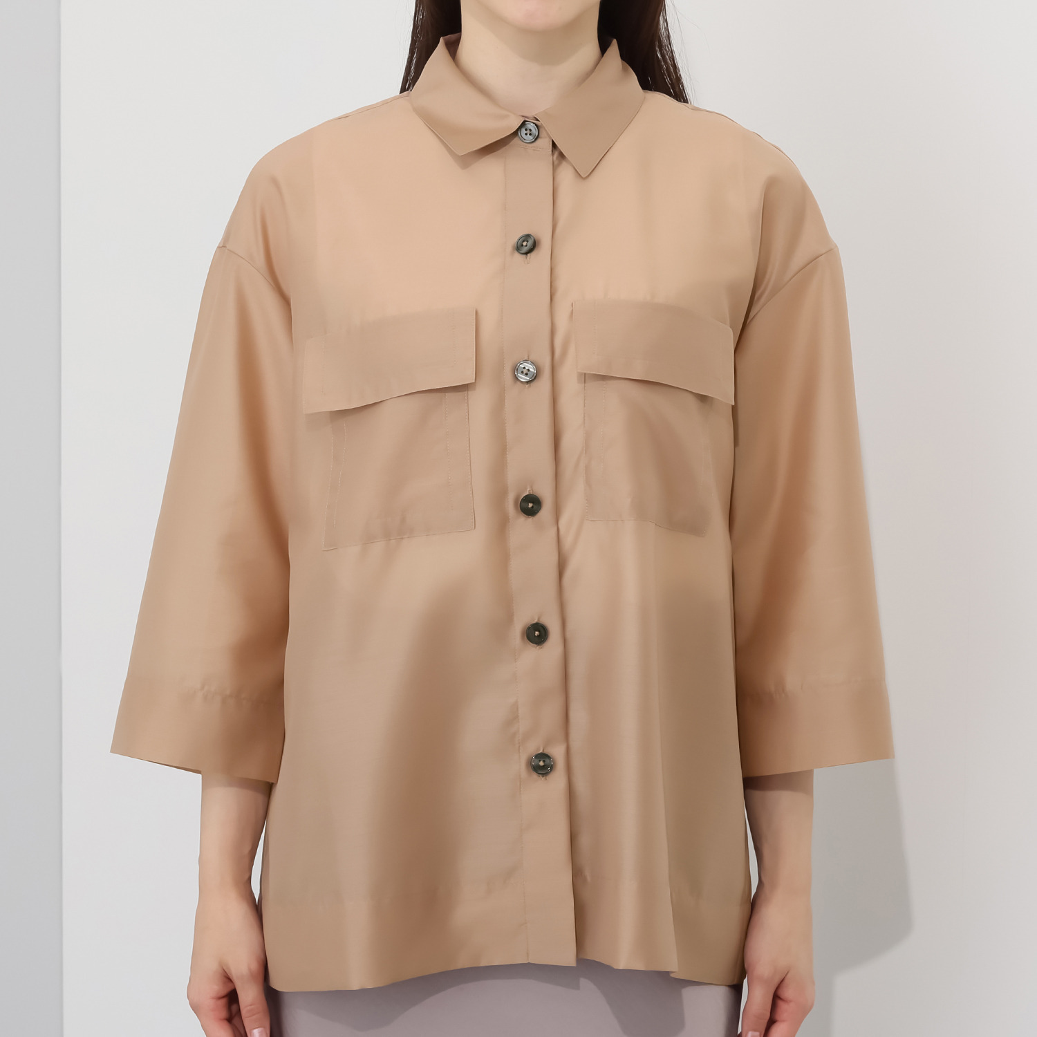 モカサン　ジュンコシマダ 爽やかな透け感がトレンド シアーブラウス