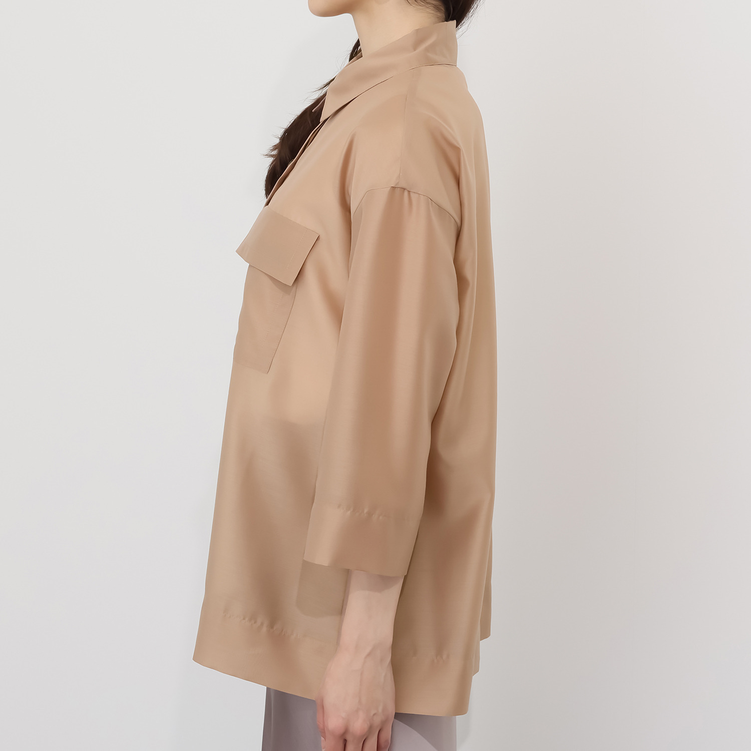 モカサン　ジュンコシマダ 爽やかな透け感がトレンド シアーブラウス