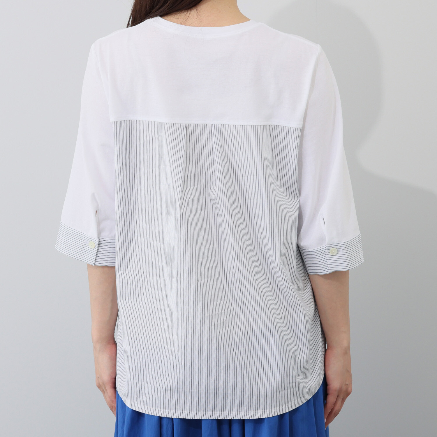 レ・ラリック ビーズ＆刺しゅう加工 カットソー