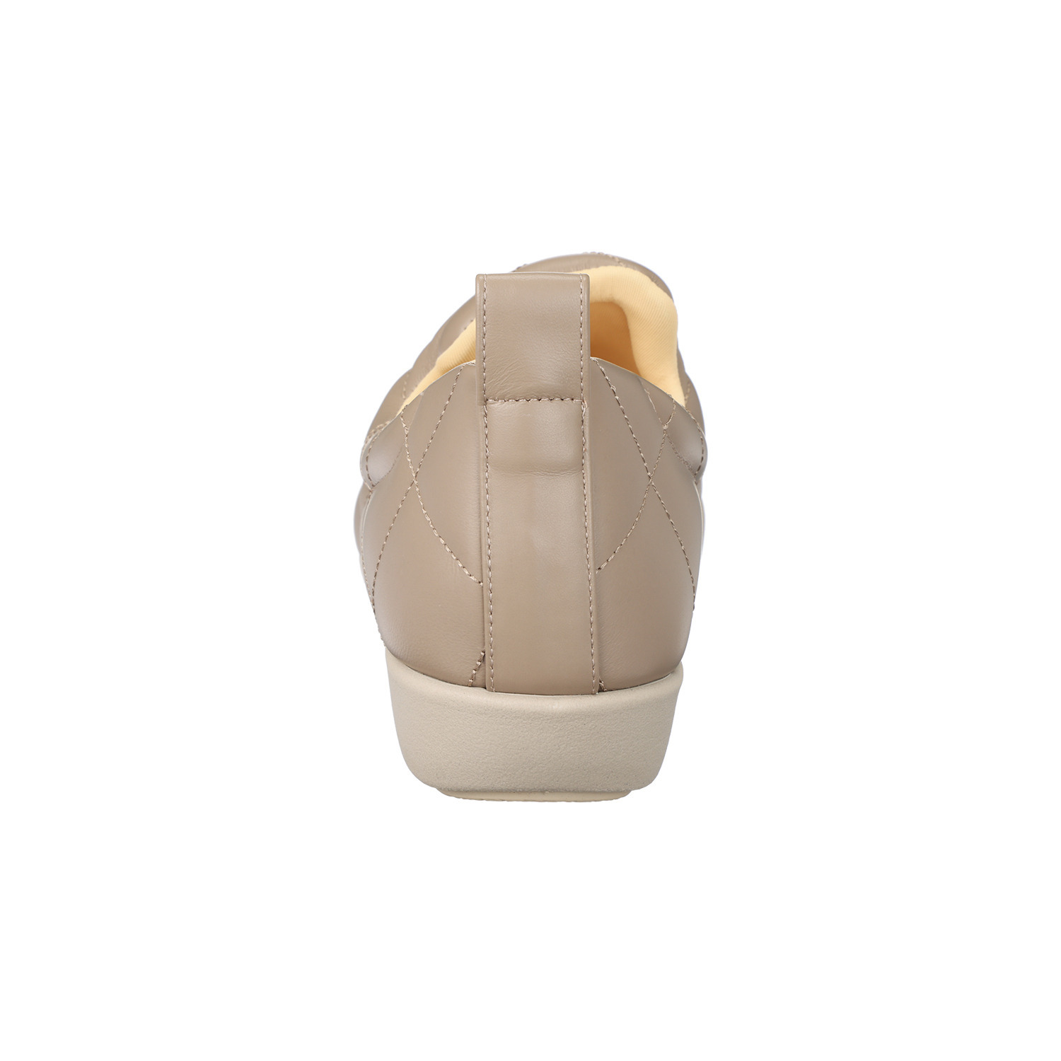 ヒルズアヴェニュー ＜日本製＞シープレザー キルティング リップルソールスリッポン