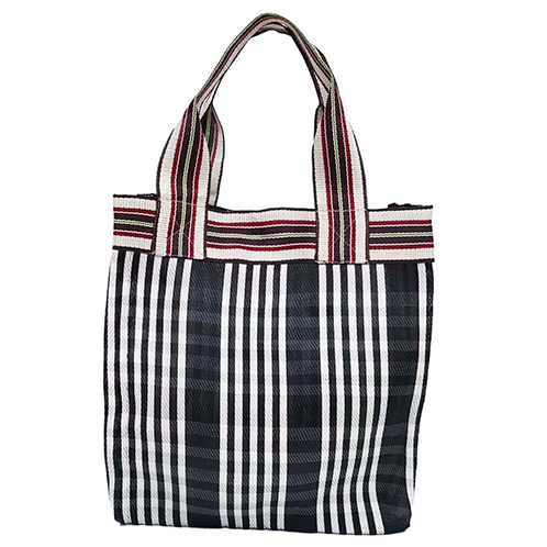 かわいい雑貨屋さん グロリア 刺しゅうロゴアクセント スクエア ビニールトートバッグ