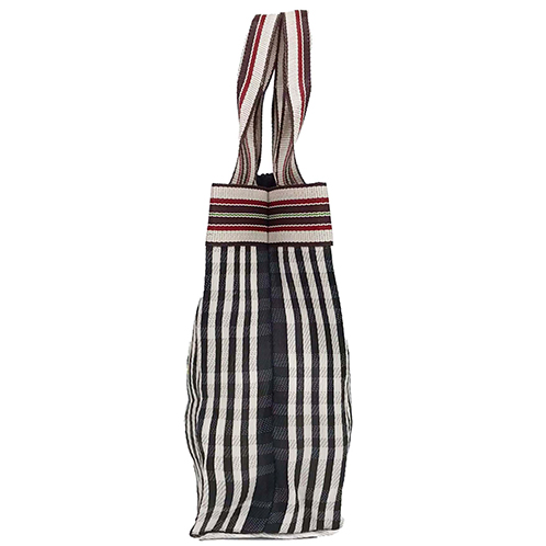 かわいい雑貨屋さん グロリア 刺しゅうロゴアクセント スクエア ビニールトートバッグ