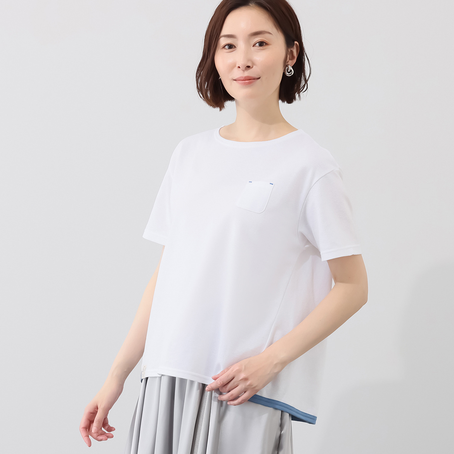 シロヤイチガントウキョウ ＤＥＰＥＮＤ糸使用 アムンゼン ポケット付プルオーバー