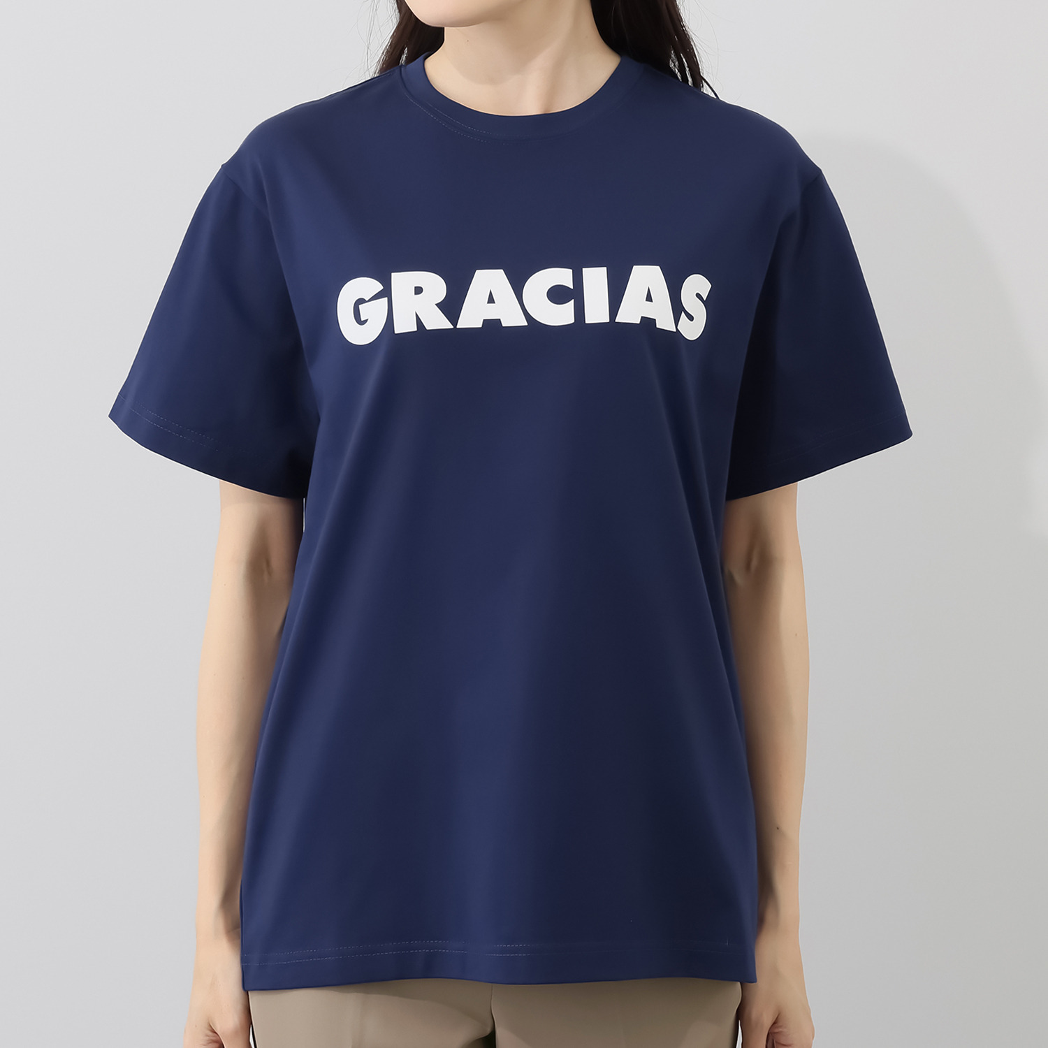 ラソエヌサーティスリー ディグリーズ スペイン語ロゴがポイント 定番プリントＴシャツ