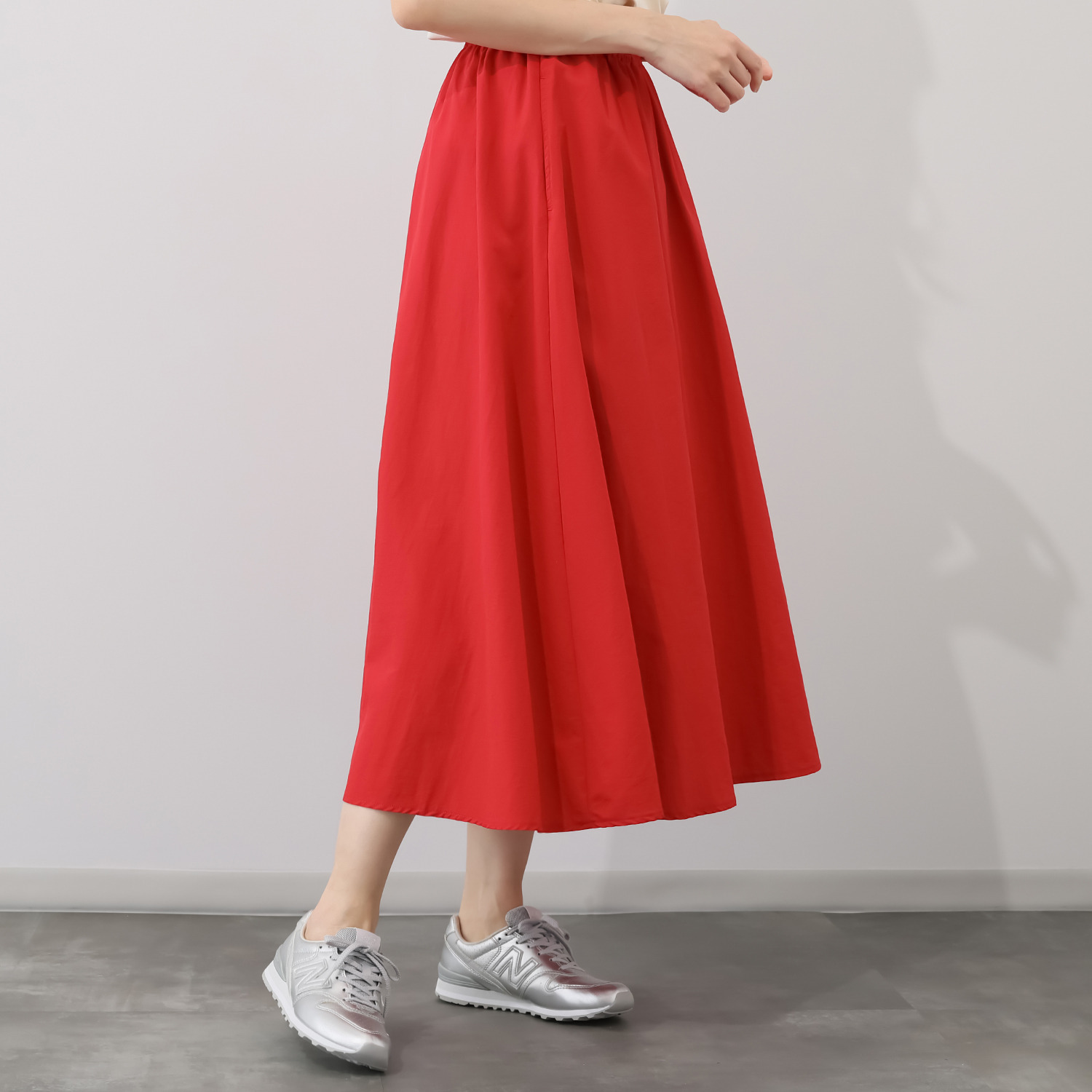 ラソエヌサーティスリー ディグリーズ はっ水 ギャザースカート