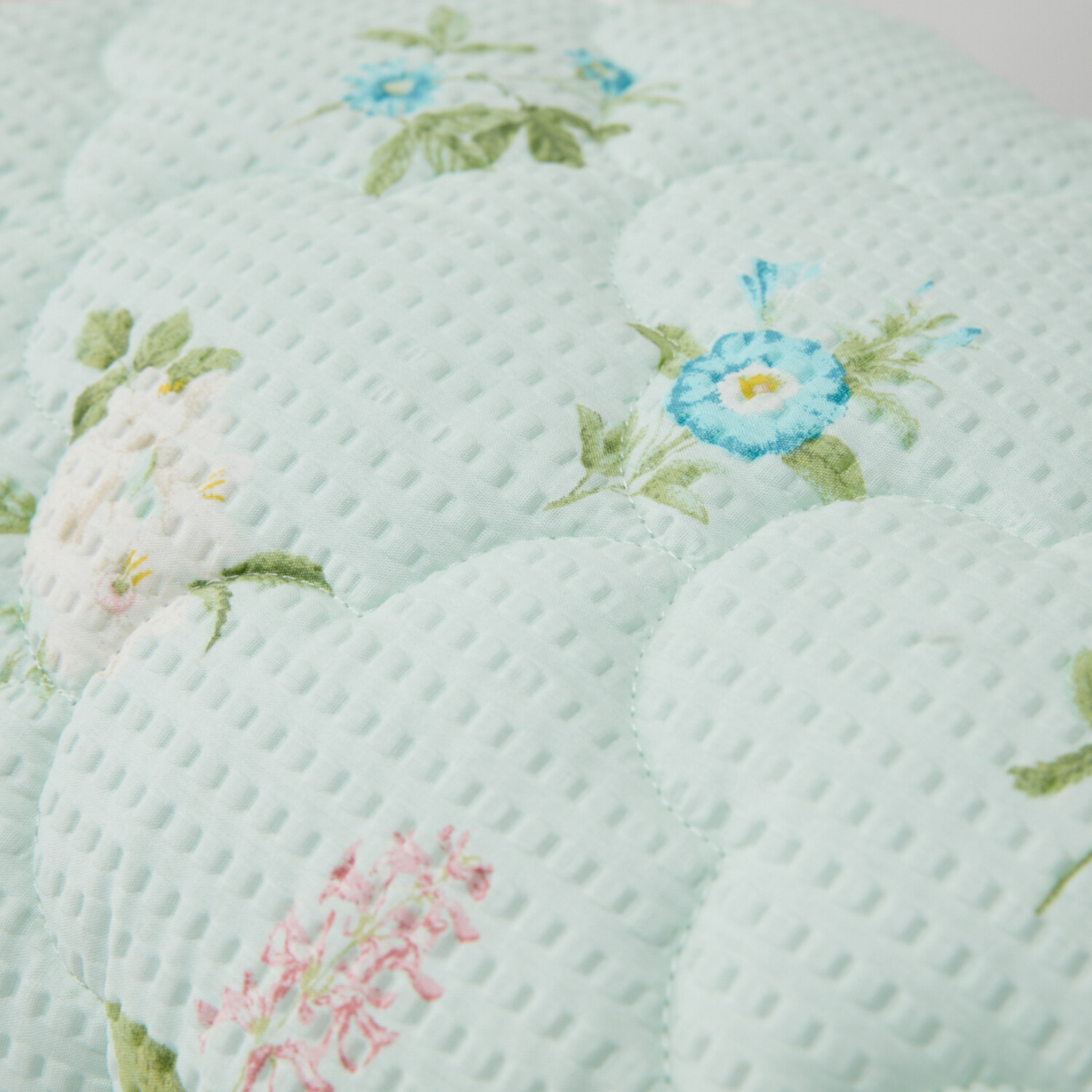 大津毛織 やわらか・さわやか 綿混リップル 枕パッド２枚組