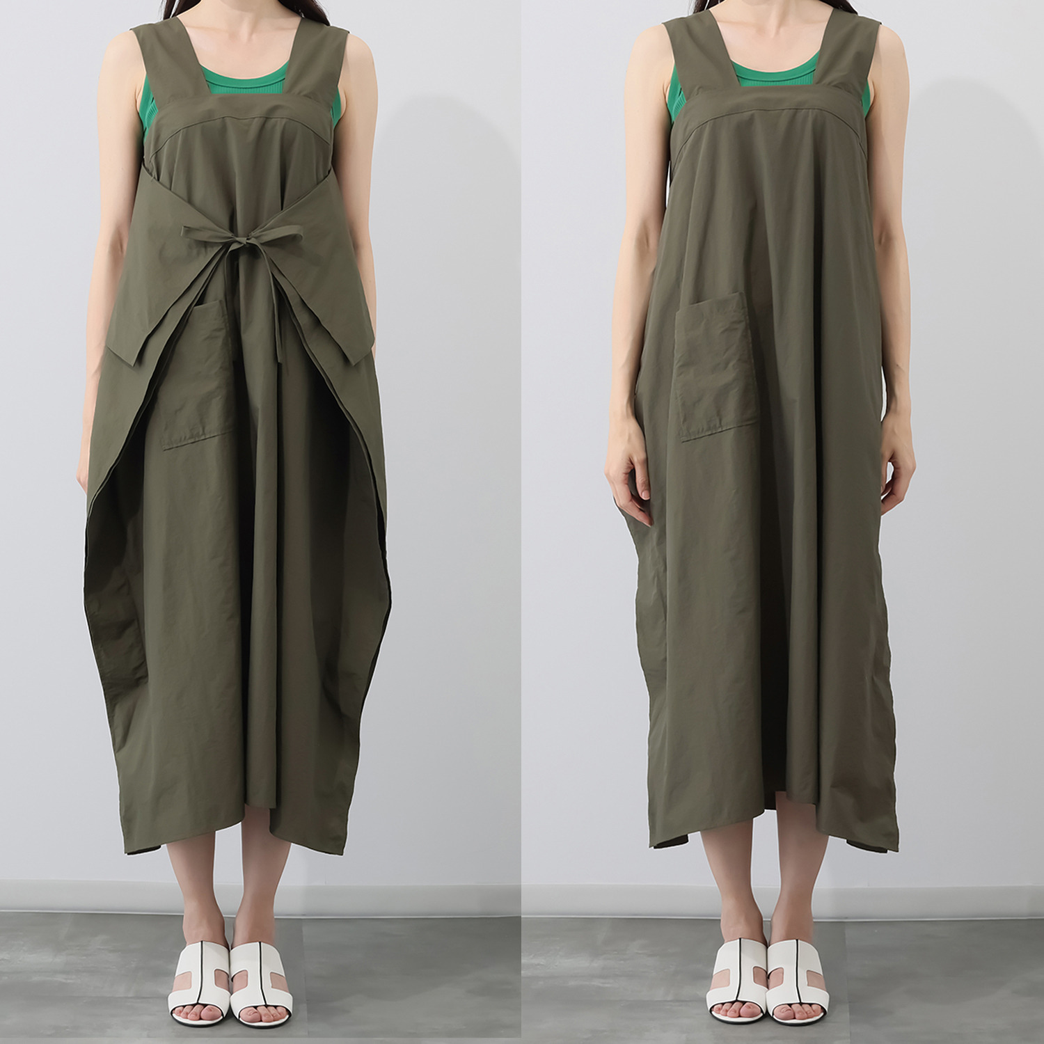 ウノ・ウノ・ドゥーエ アレンジいろいろ 着て楽しい ２ウェイ ジャンパースカート