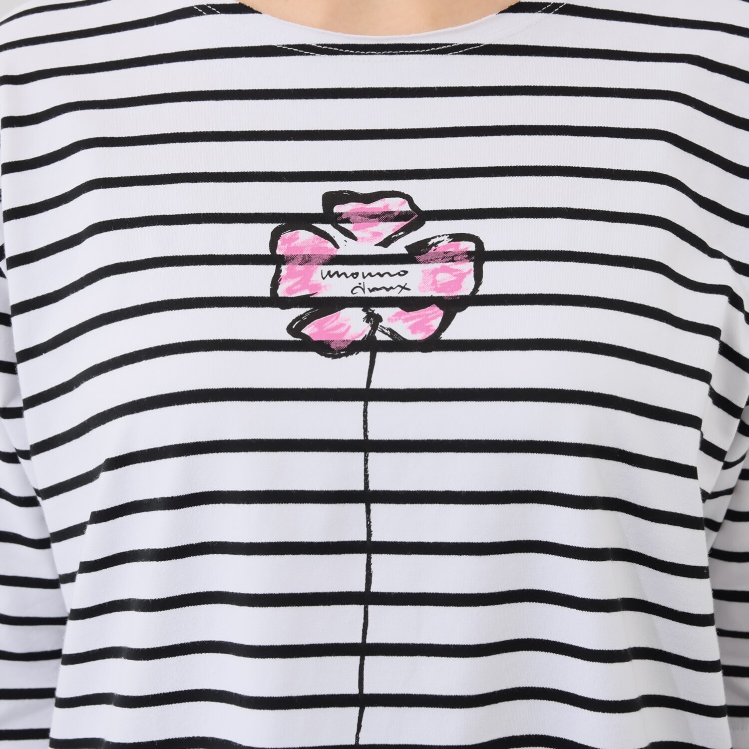 ウノ・ウノ・ドゥーエ オリジナルロゴモティーフ 五分袖Ｔシャツ