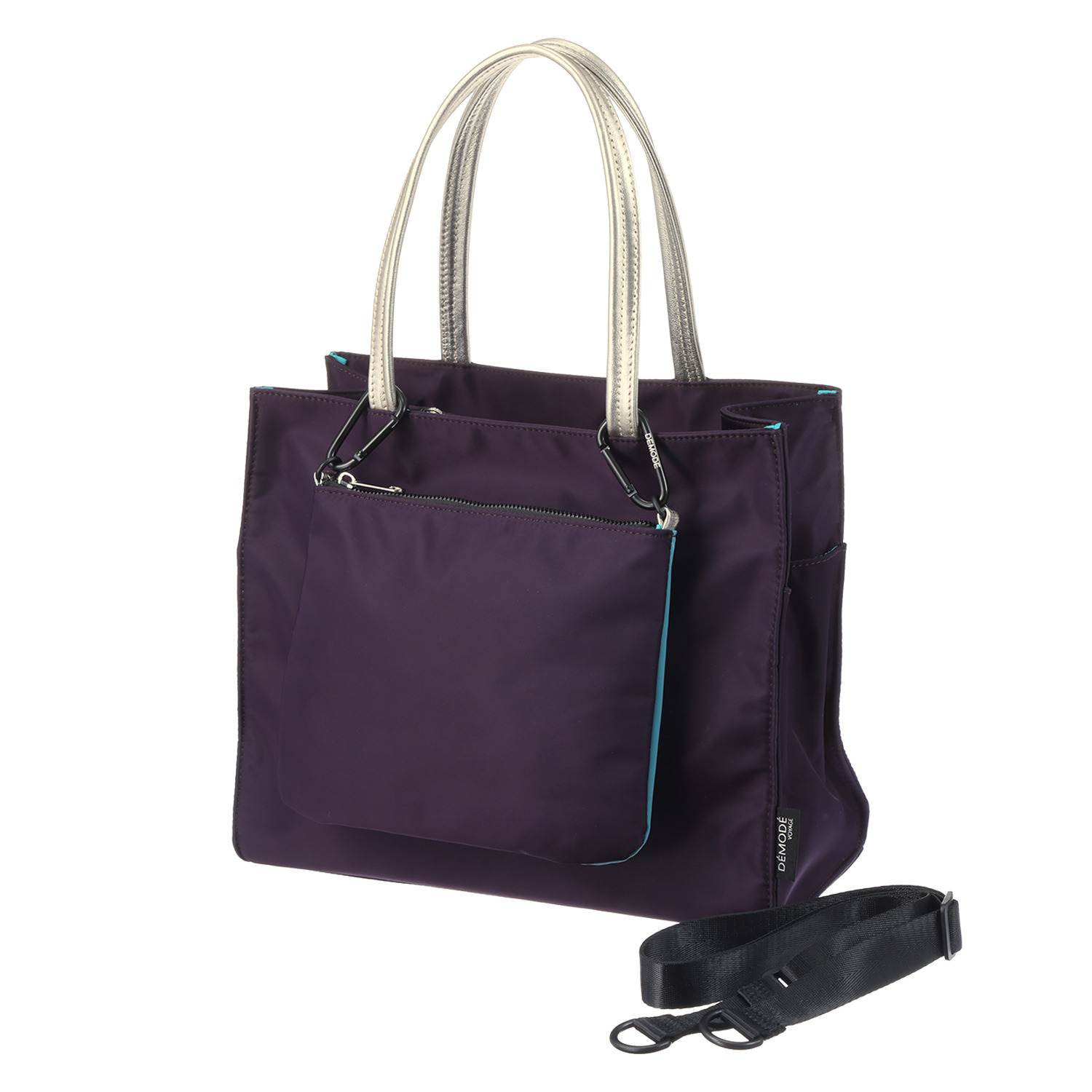 デモデ× マウド・ターサー はっ水ナイロン ３ウェイトートバッグ “ビコロール” ＜ポーチ付＞