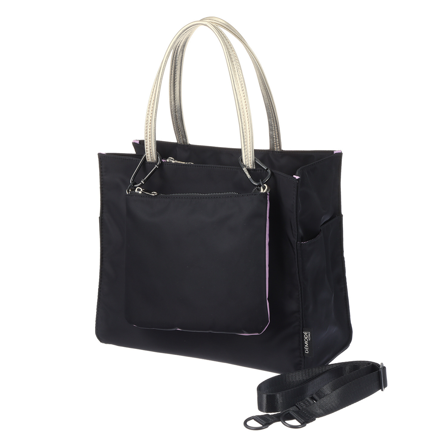 デモデ× マウド・ターサー はっ水ナイロン ３ウェイトートバッグ “ビコロール” ＜ポーチ付＞