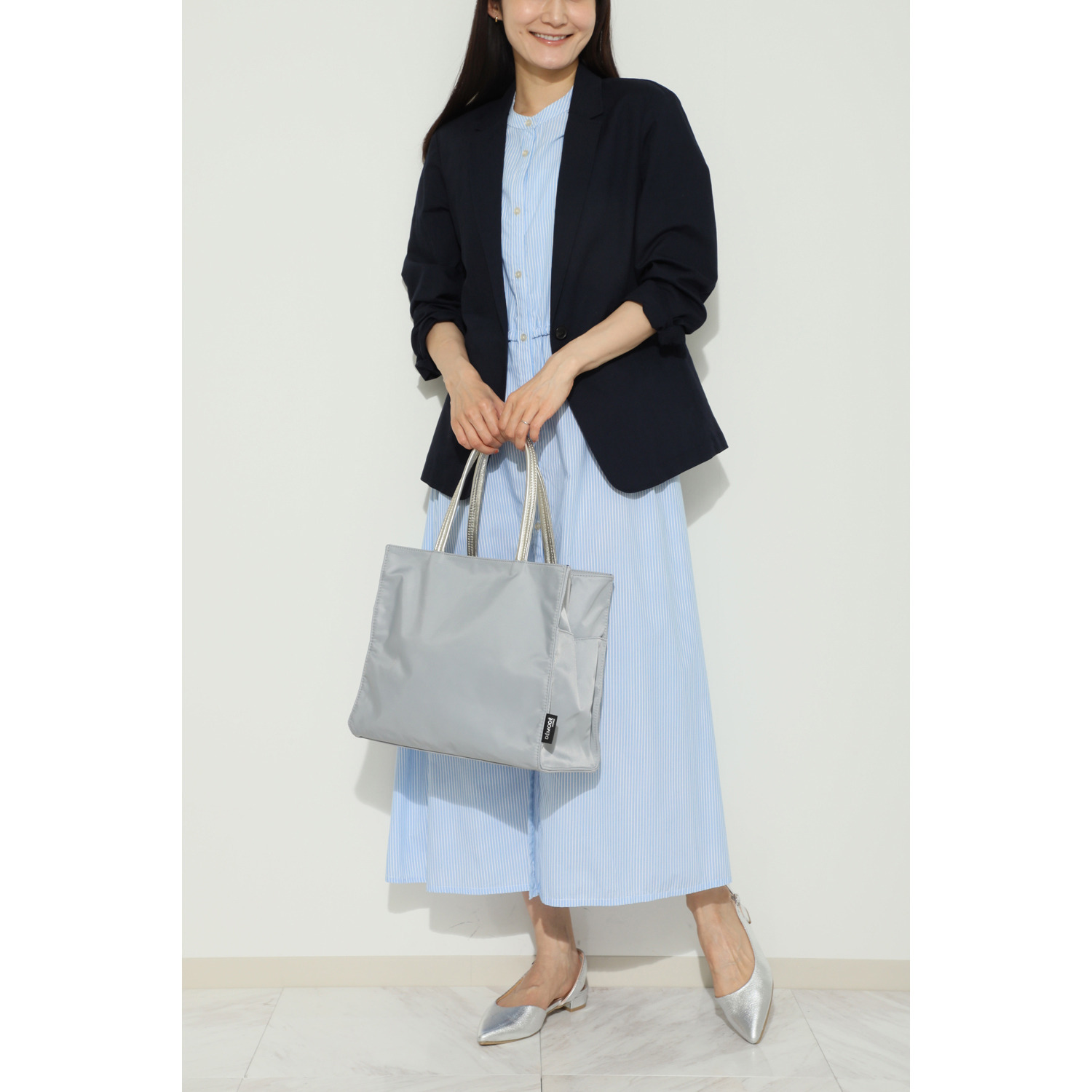 デモデ× マウド・ターサー はっ水ナイロン ３ウェイトートバッグ “ビコロール” ＜ポーチ付＞