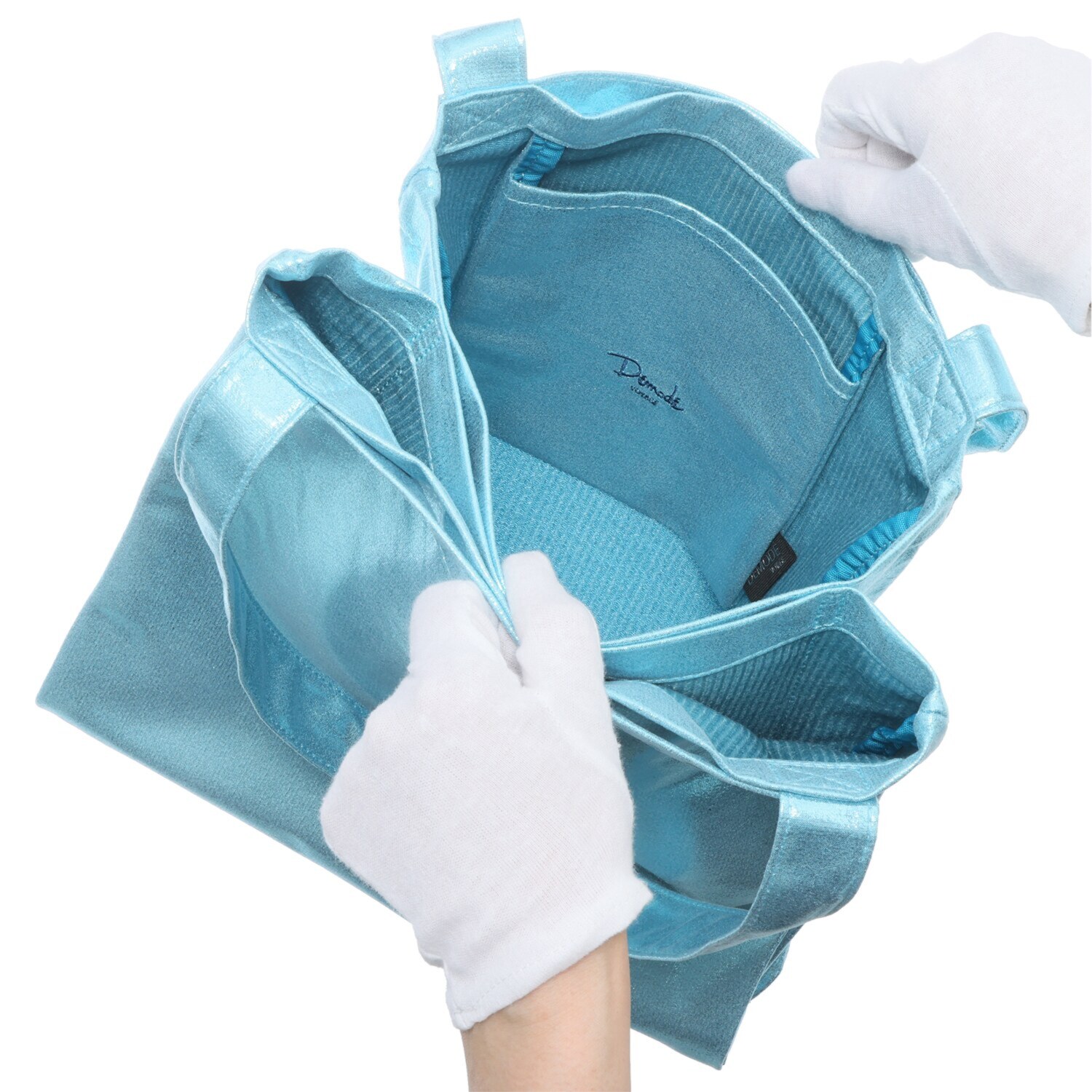 デモデ× マウド・ターサー メタリックカラー 三層式 ２ウェイトートバッグ “ラディウス”