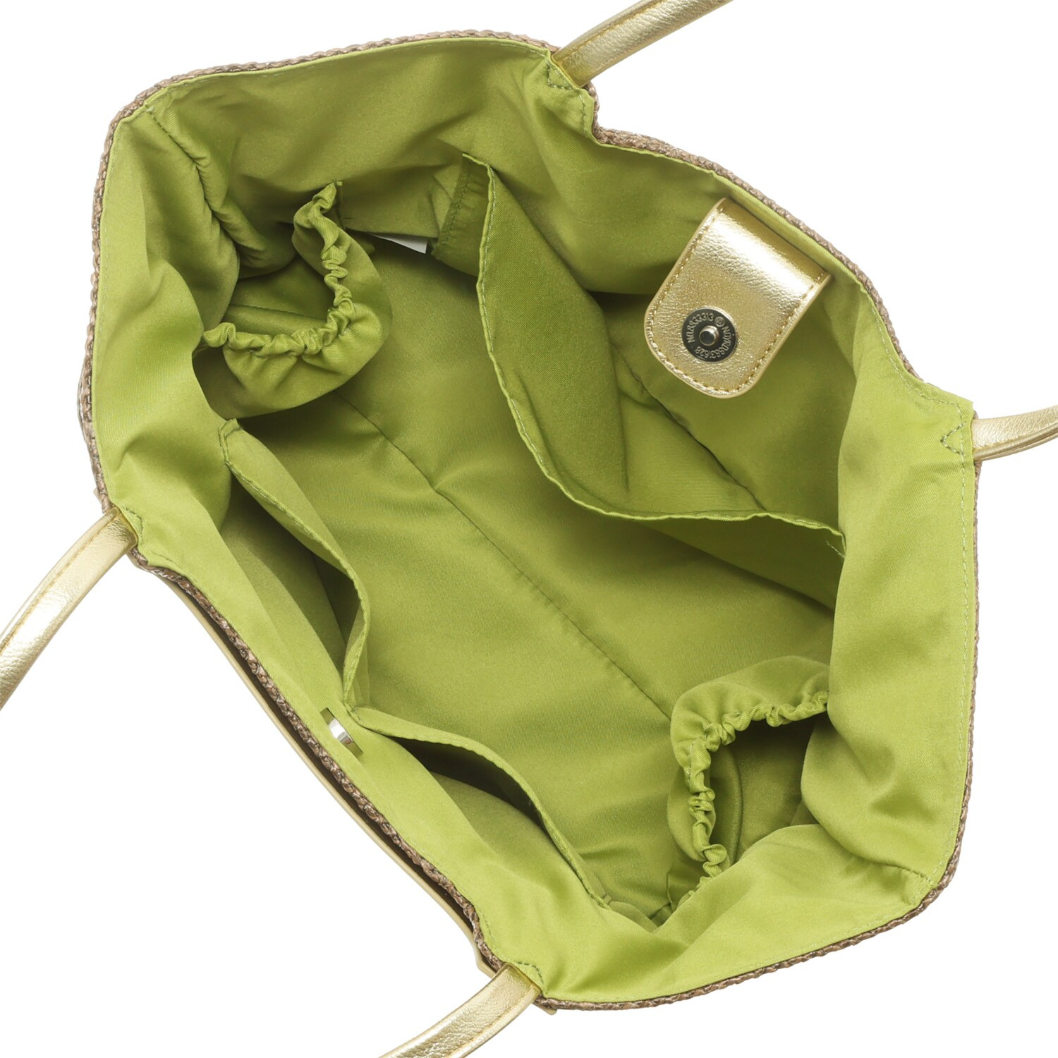 デモデ× マウド・ターサー 異素材ミックス カゴバッグ “ペティーユ”