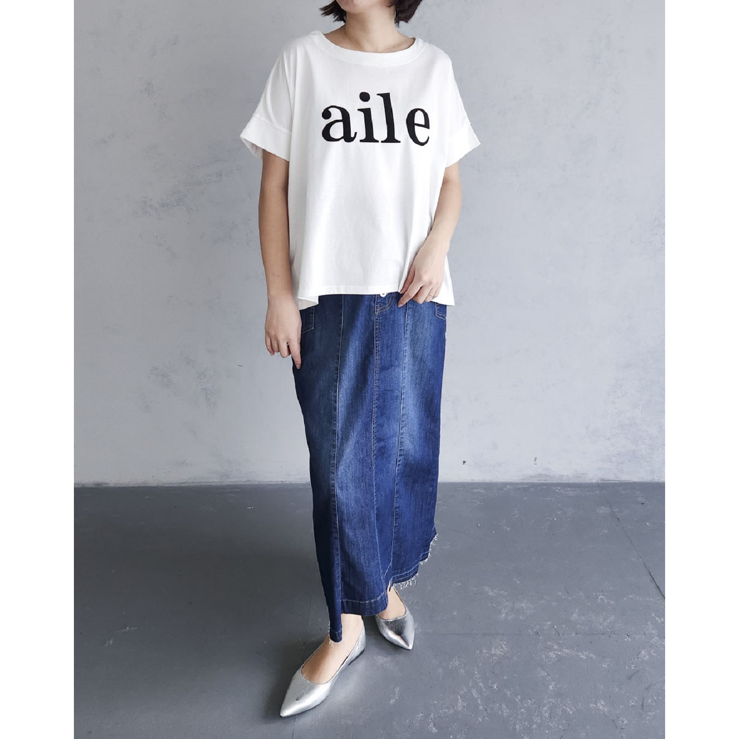 エピデミーク コットン１００％ フロッキーロゴ Ｔシャツ