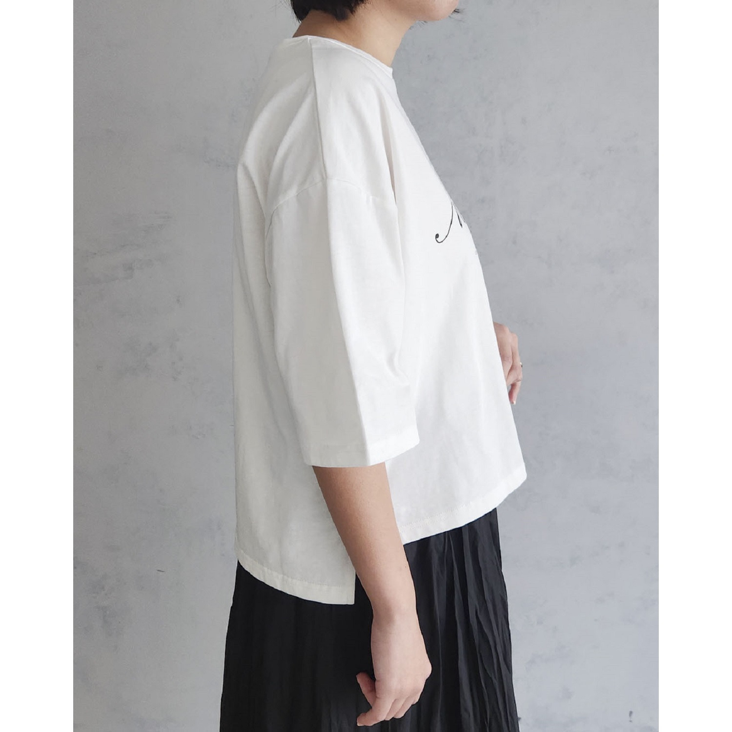 エピデミーク コットン１００％ 配色ロゴＴシャツ