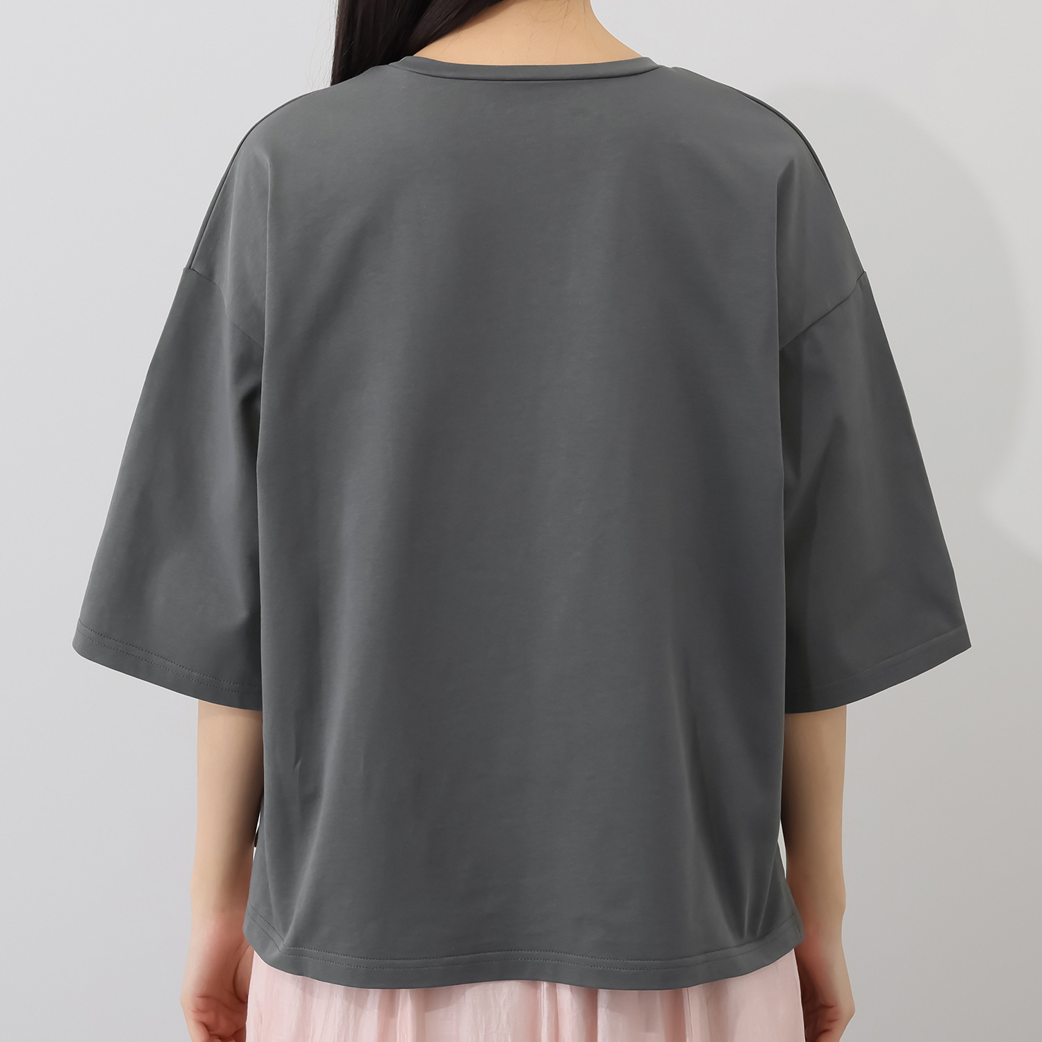 エピデミーク オーガンジー加工 猫Ｔシャツ