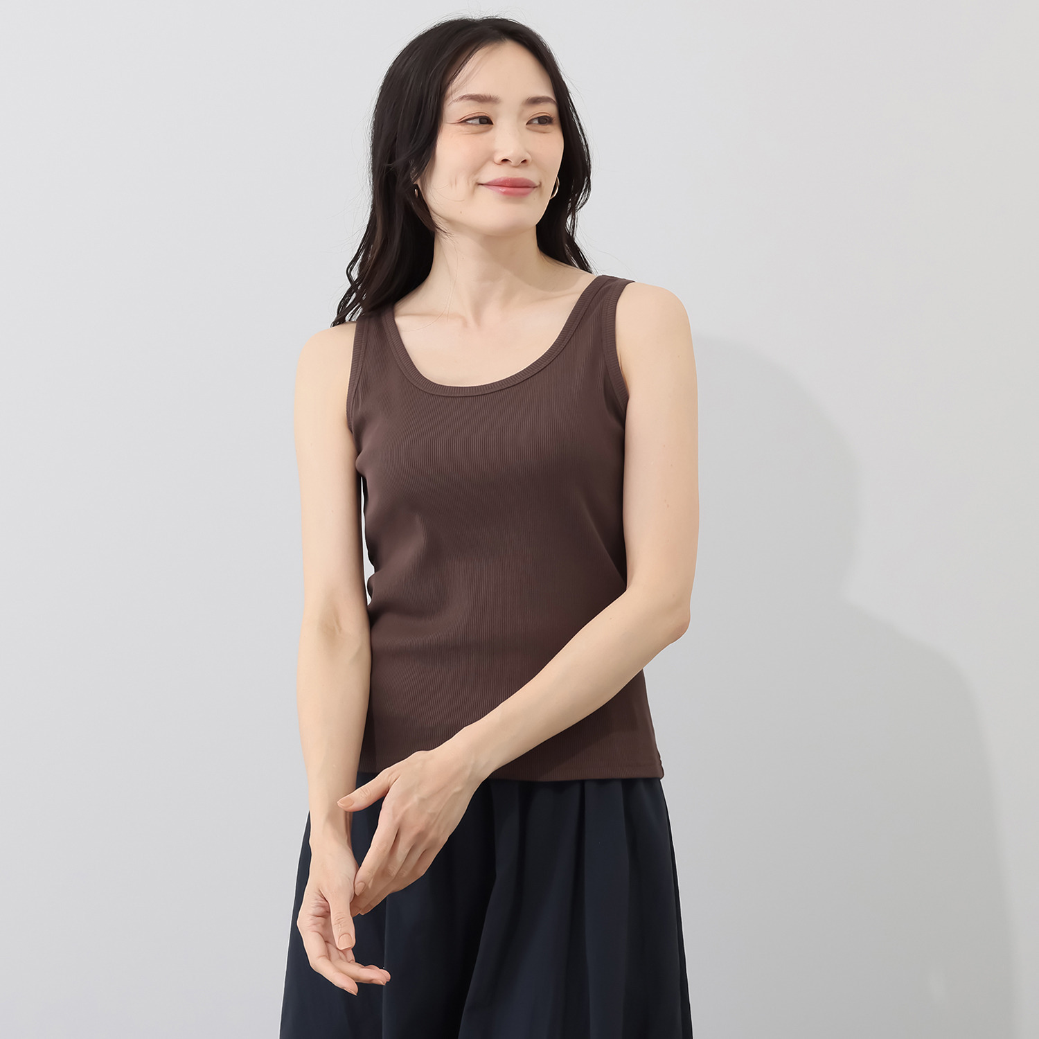 ラソエヌサーティスリー ディグリーズ テレコタンクトップ