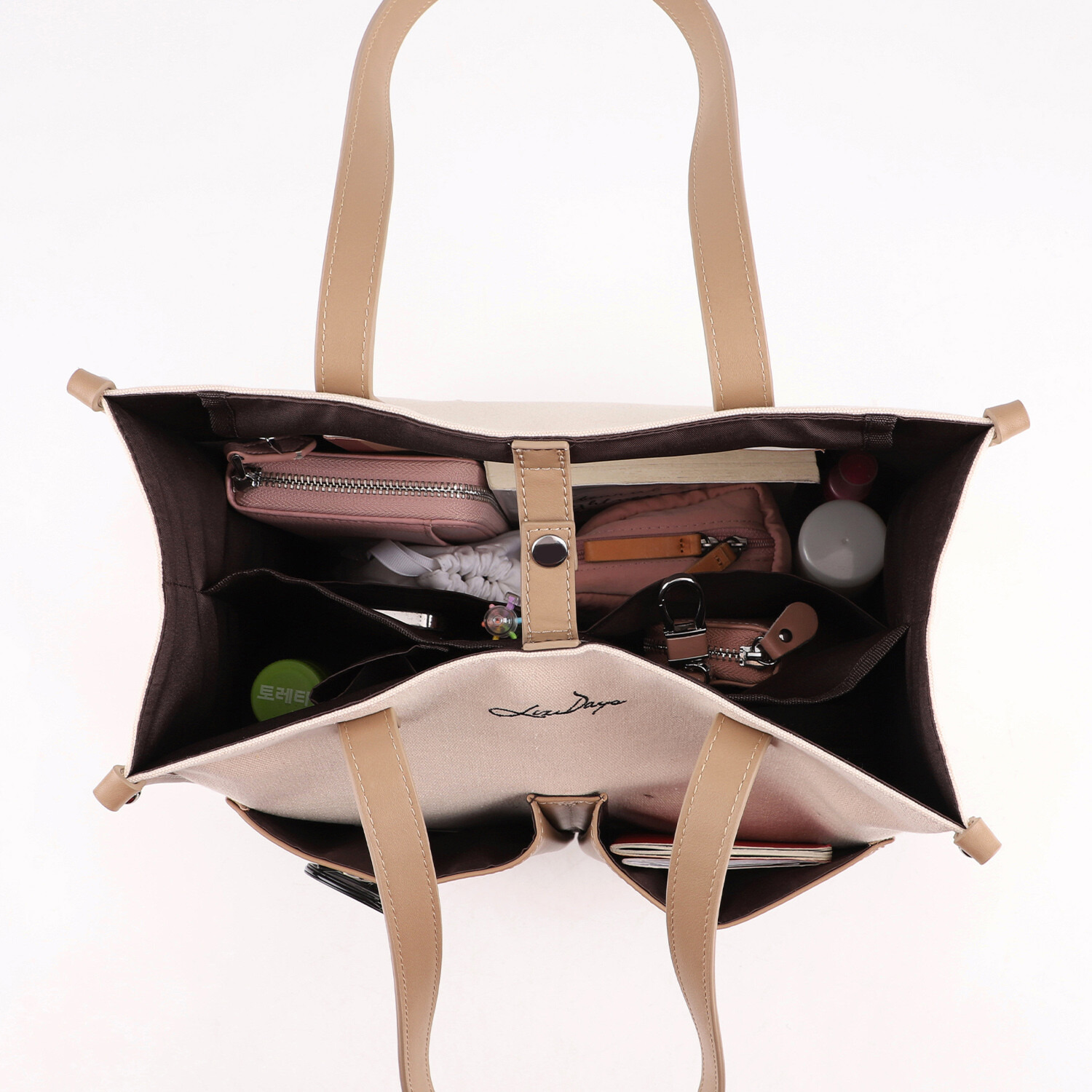 リズデイズ キャンバス 縦型トートバッグ