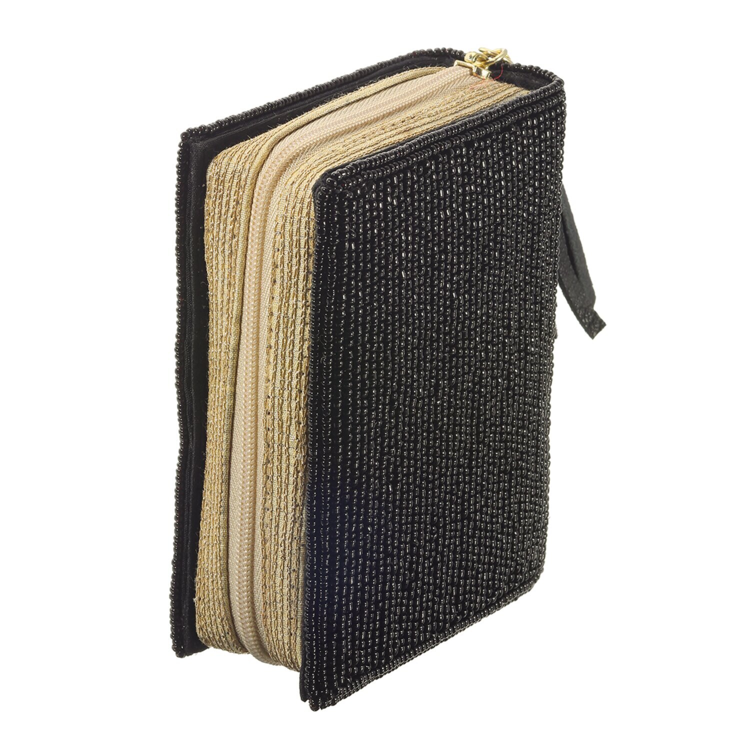 マダムヒロコ ビーズ刺しゅう ブックデザインポーチ “エスプリガール”