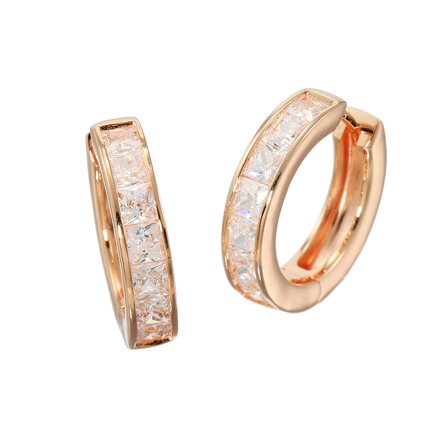 マダムヒロコ プリンセスカットＣＺ ラインデザイン イヤリング／ピアス “プリンセスライン”