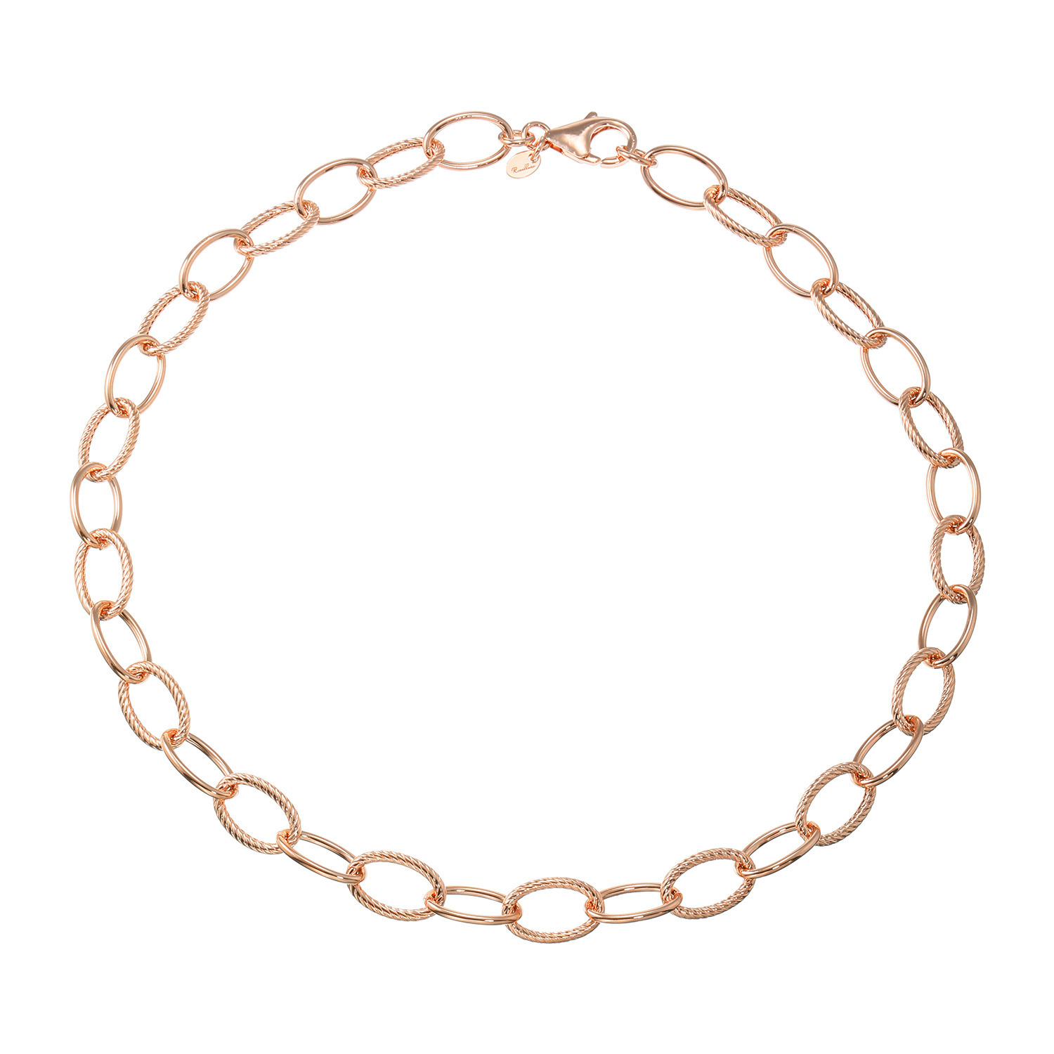 ローザリュール ツイストオーバル チェーンネックレス