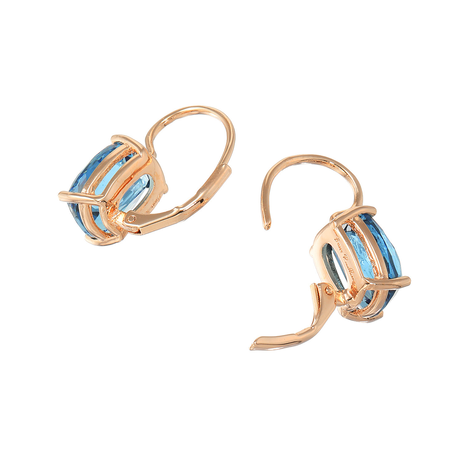 ローザリュール カラーストーン モザイクカット ピアス