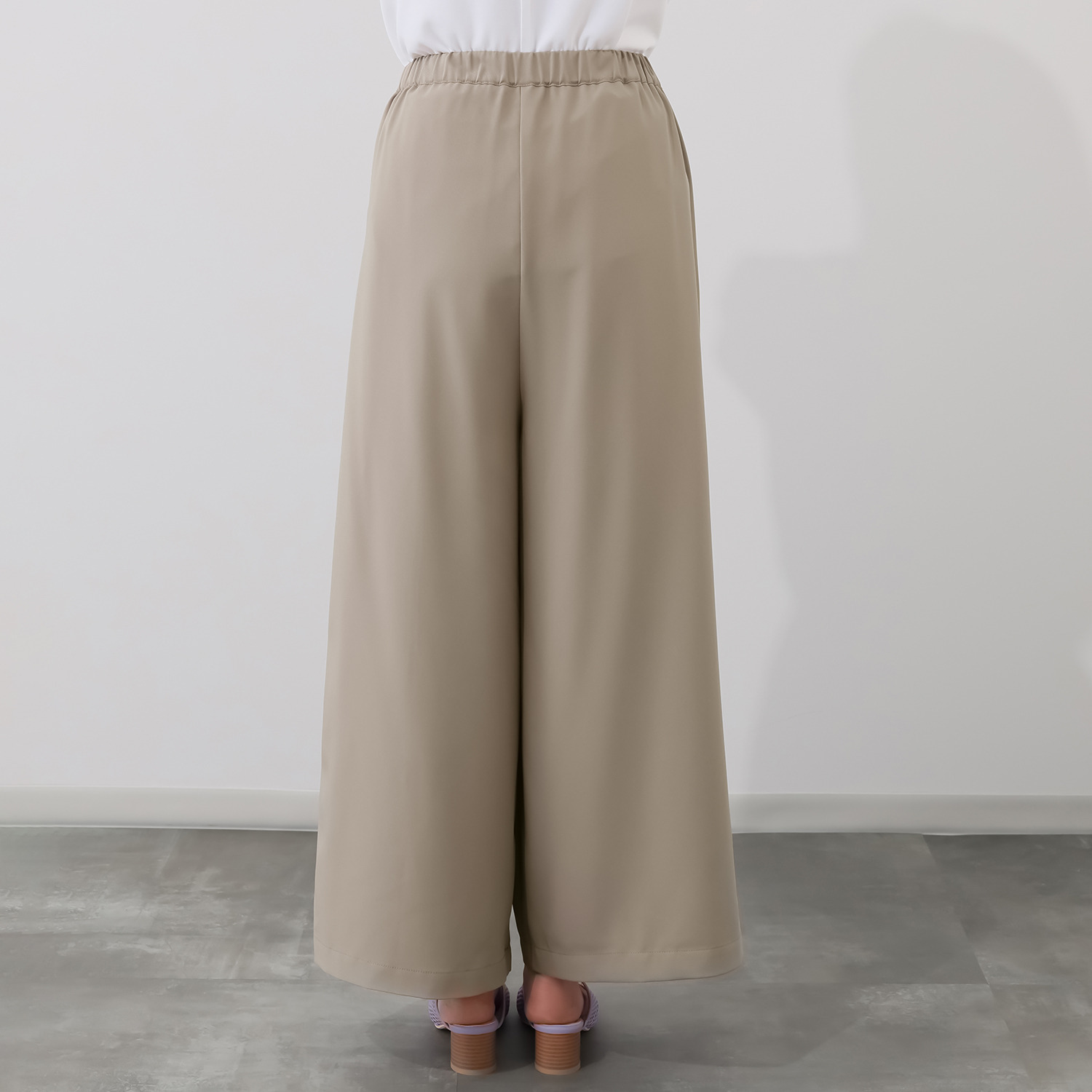 シーン アシンメトリー ワイドパンツ