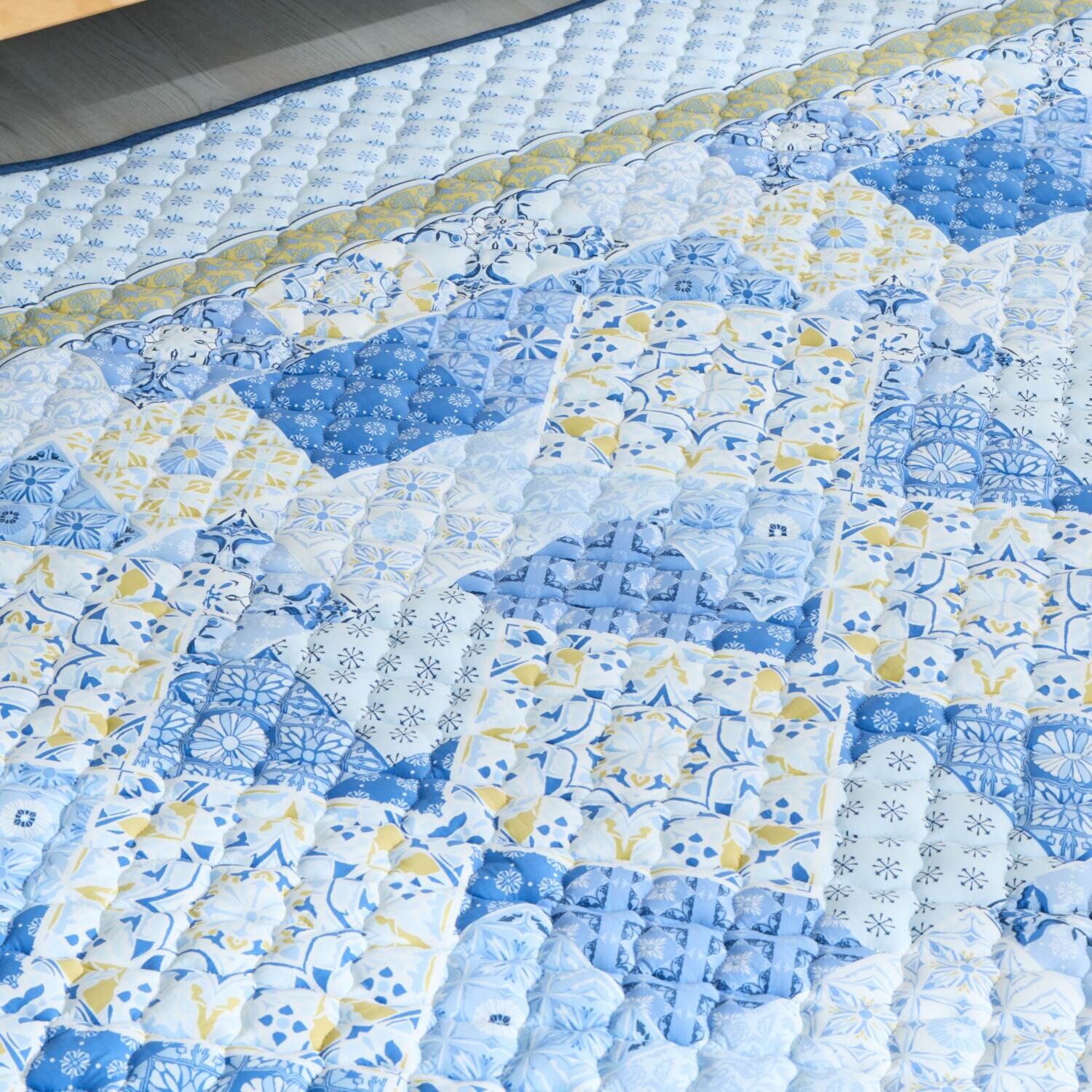 モリリン もちもちさらっと快適 除湿・消臭・防ダニ ＤＲＹ＆ＤＥＯ 冷感キルトラグ ＜１９０×１９０ｃｍ＞