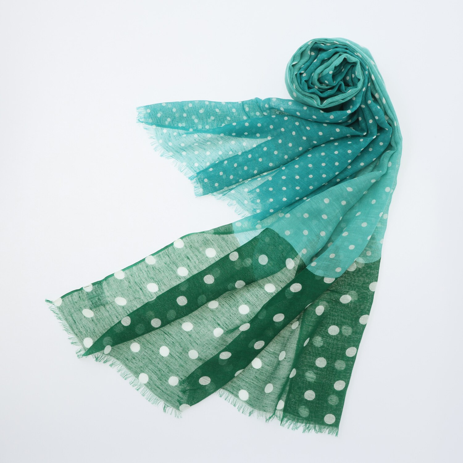 ダジュール ドットグラデーション ストール