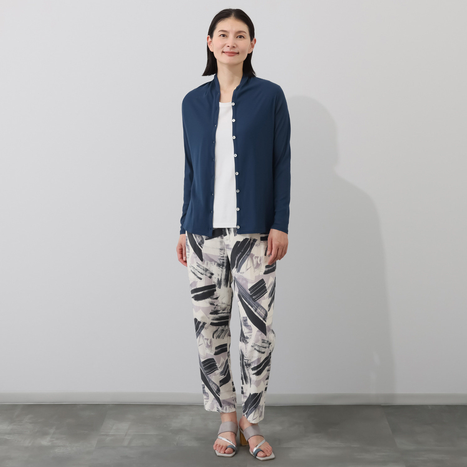 天使の綿シフォン 極上の肌触り！ ２ウェイカーディガン