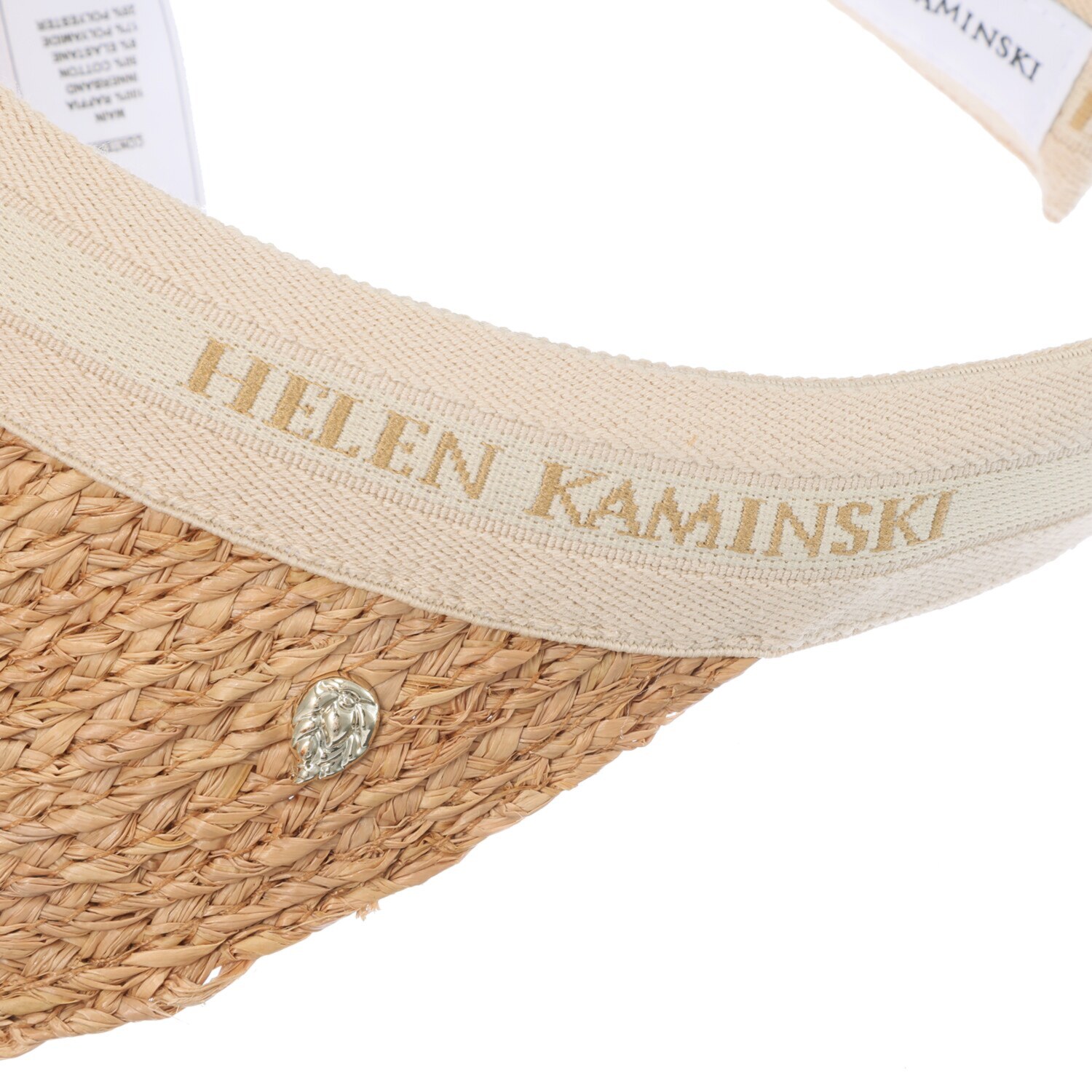 ヘレンカミンスキー ラフィア サンバイザー “ＢＩＡＮＣＡ”