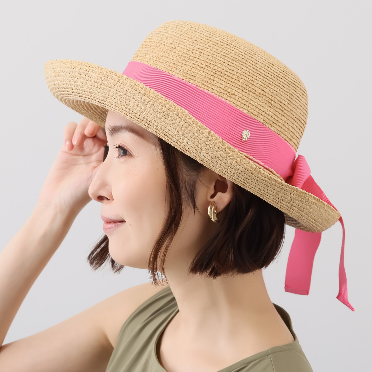 ヘレンカミンスキー ラフィア ハット “Ｎｅｗｐｏｒｔ　ＳＢ”