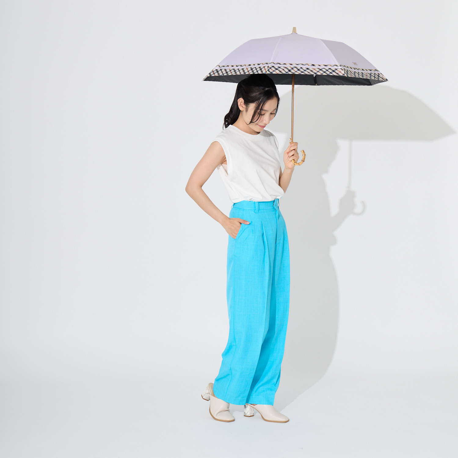 ＤＡＫＳ 一級遮光 晴雨兼用 楽折ジャンプ傘