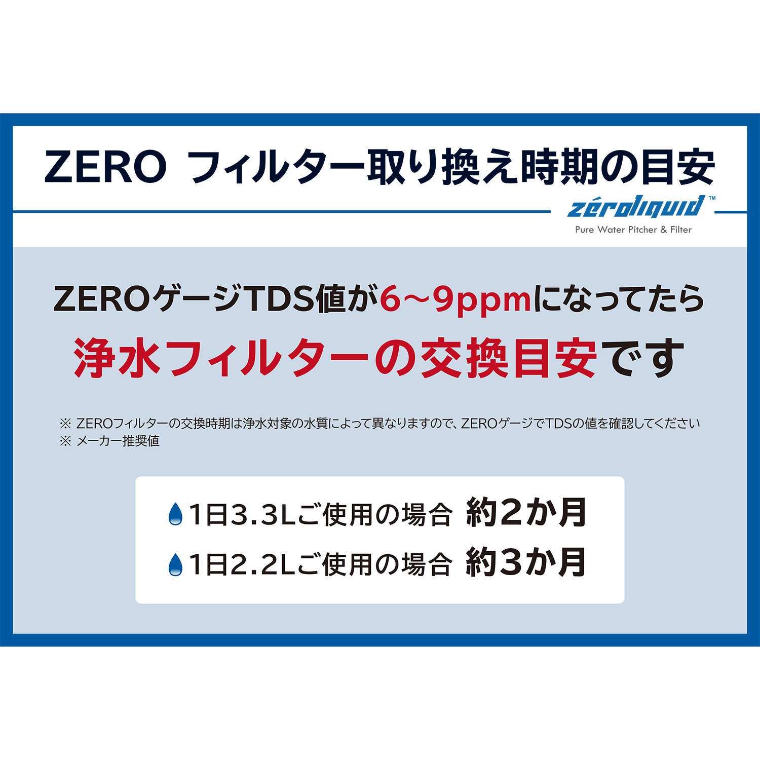 ６層浄水フィルター搭載 素材の味を引き立てる ＺＥＲＯピッチャー