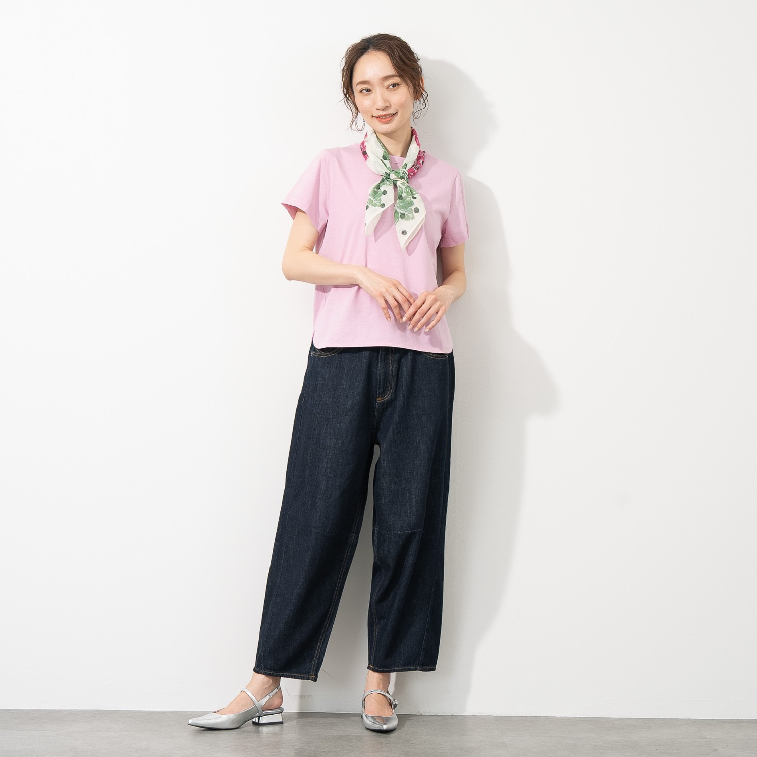 ＢＯＵＮＣＹ　ＢＯＮＤ 軽やかで柔らかい ライトオンスデニム カーブデザインパンツ