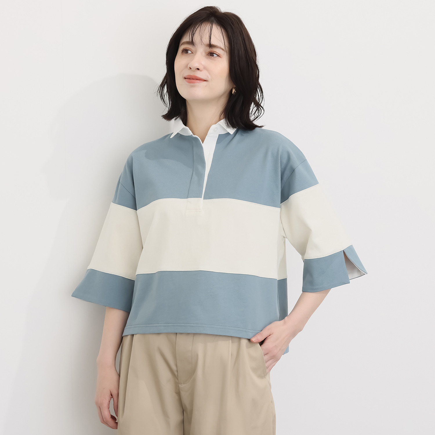 イロプライム 大人のラガーシャツ