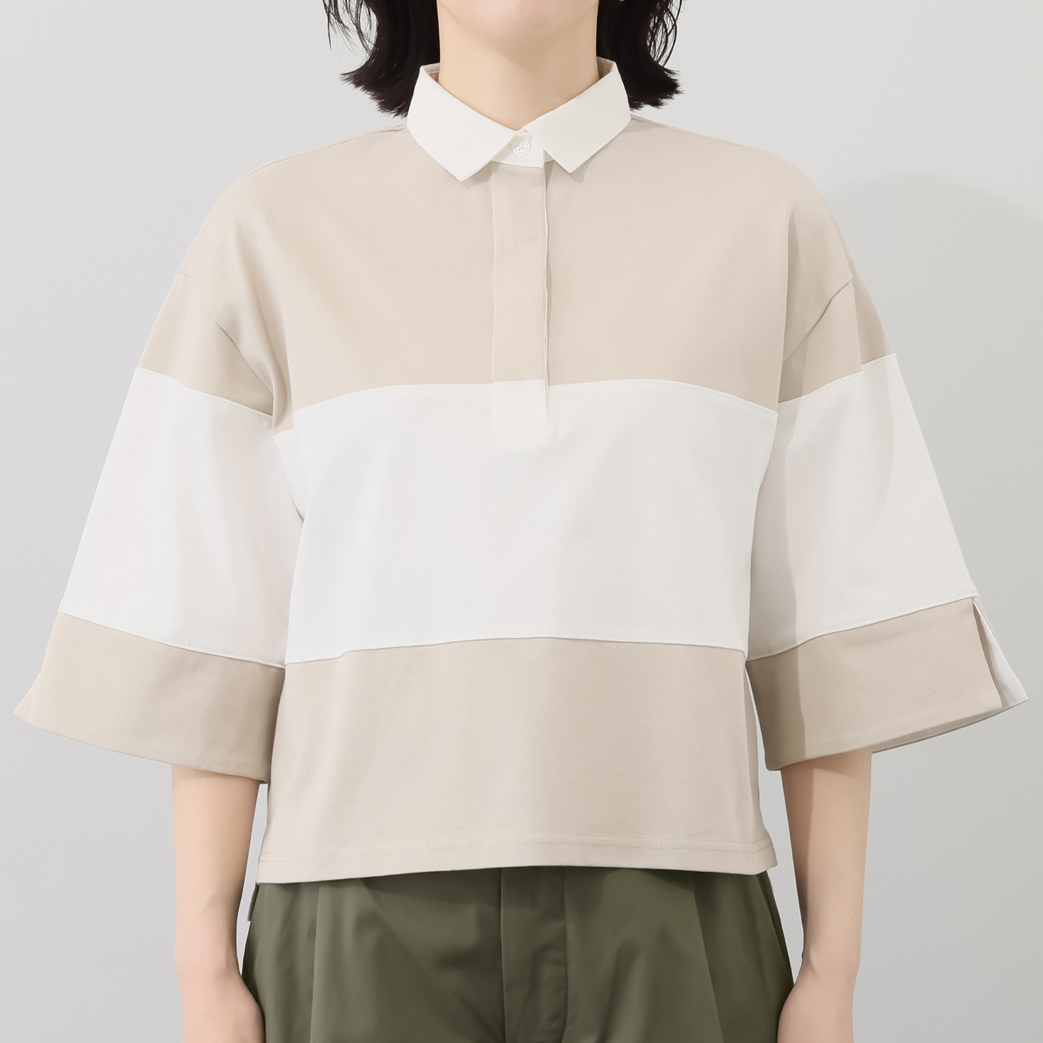 イロプライム 大人のラガーシャツ