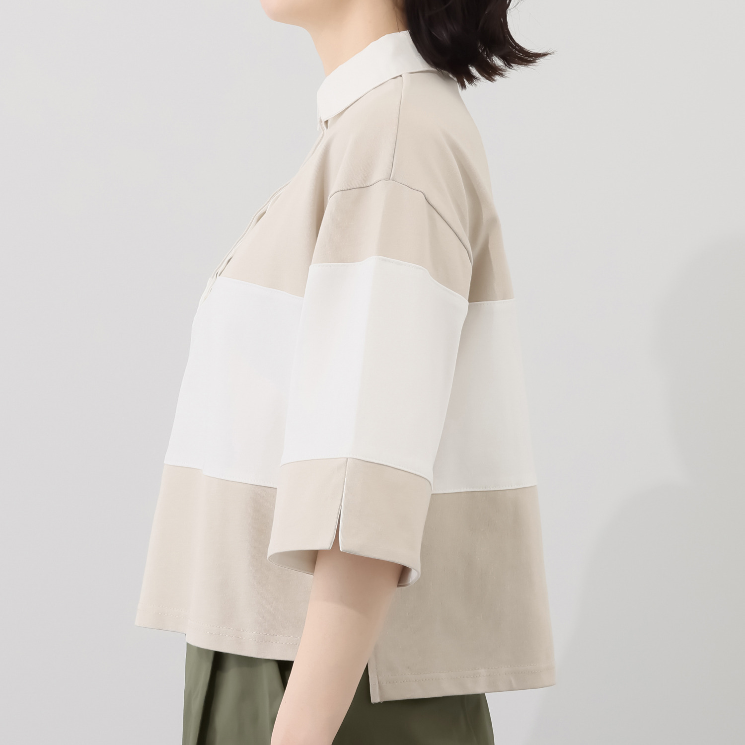 イロプライム 大人のラガーシャツ