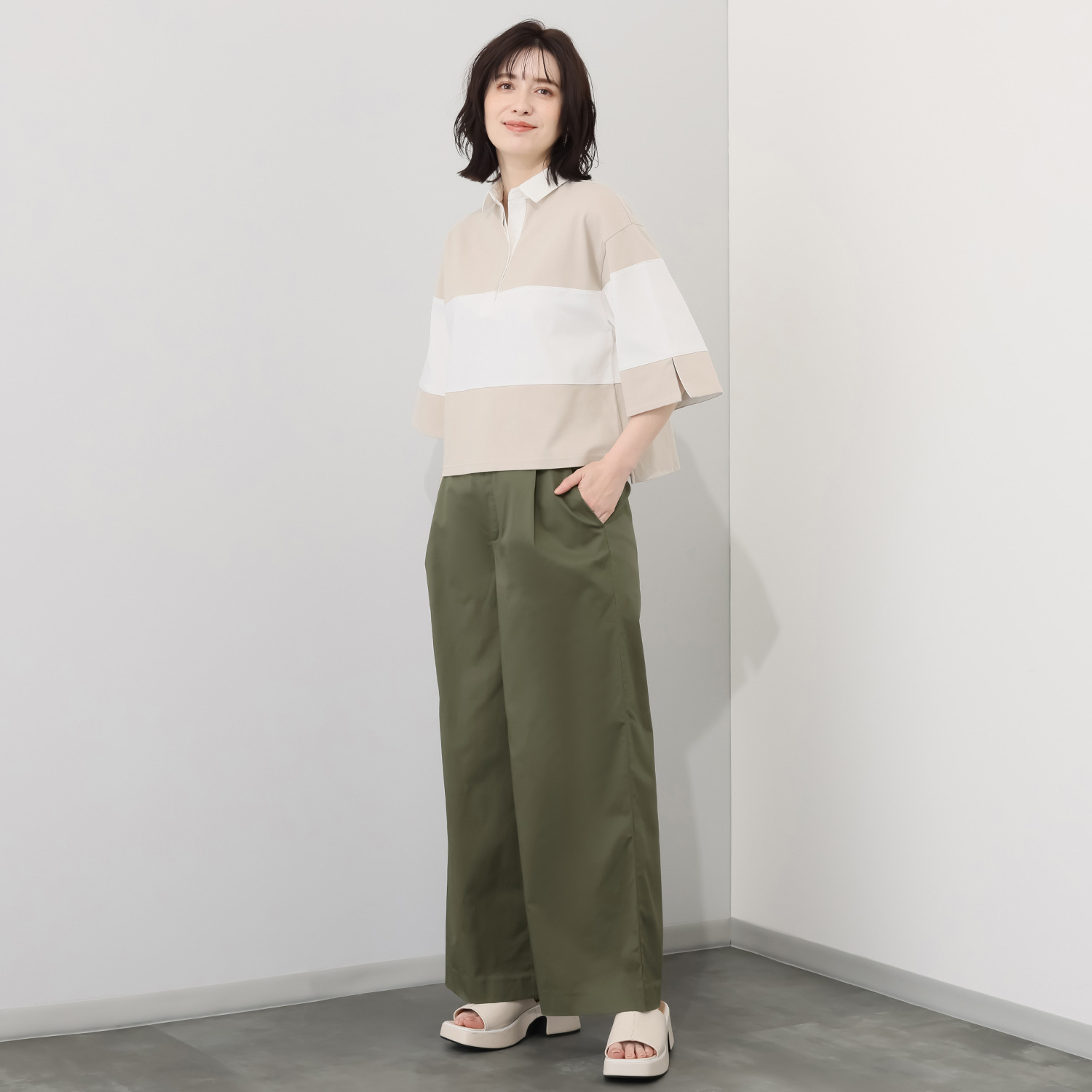 イロプライム 大人のラガーシャツ