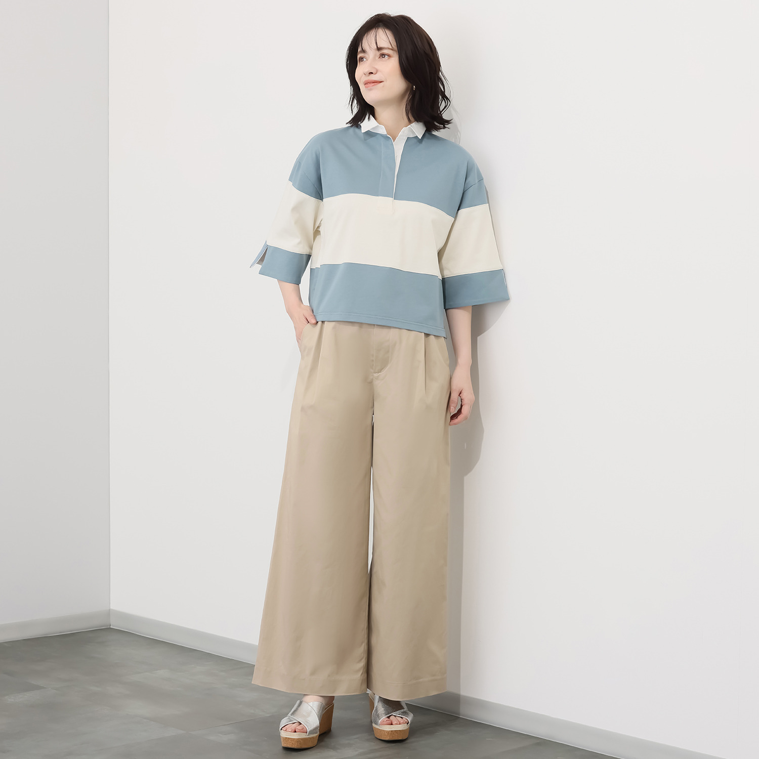 イロプライム 大人のラガーシャツ