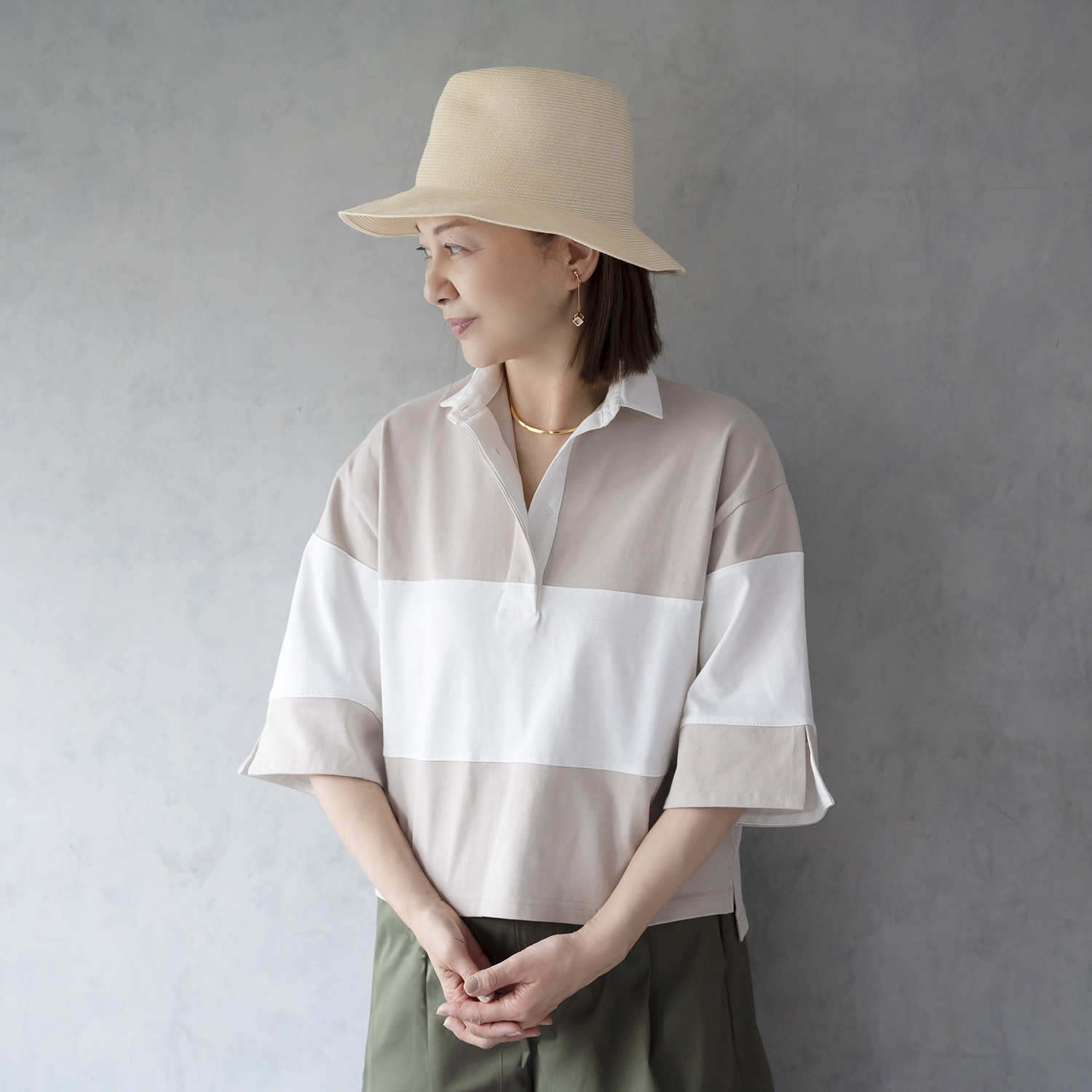 イロプライム 大人のラガーシャツ